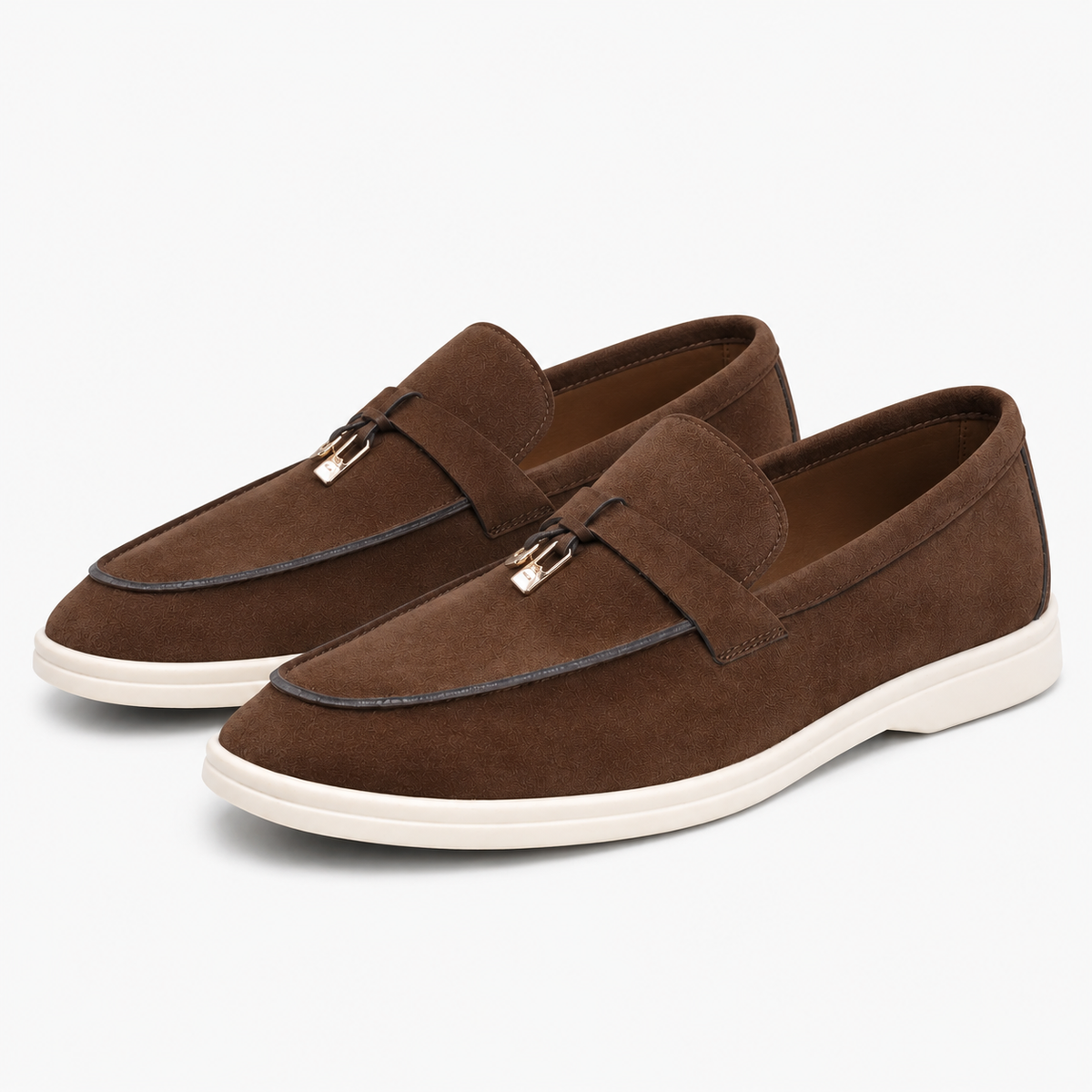 Mocassin En Daim De Vache À Enfiler