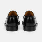 Mocassins Homme Noir Cuir Verni