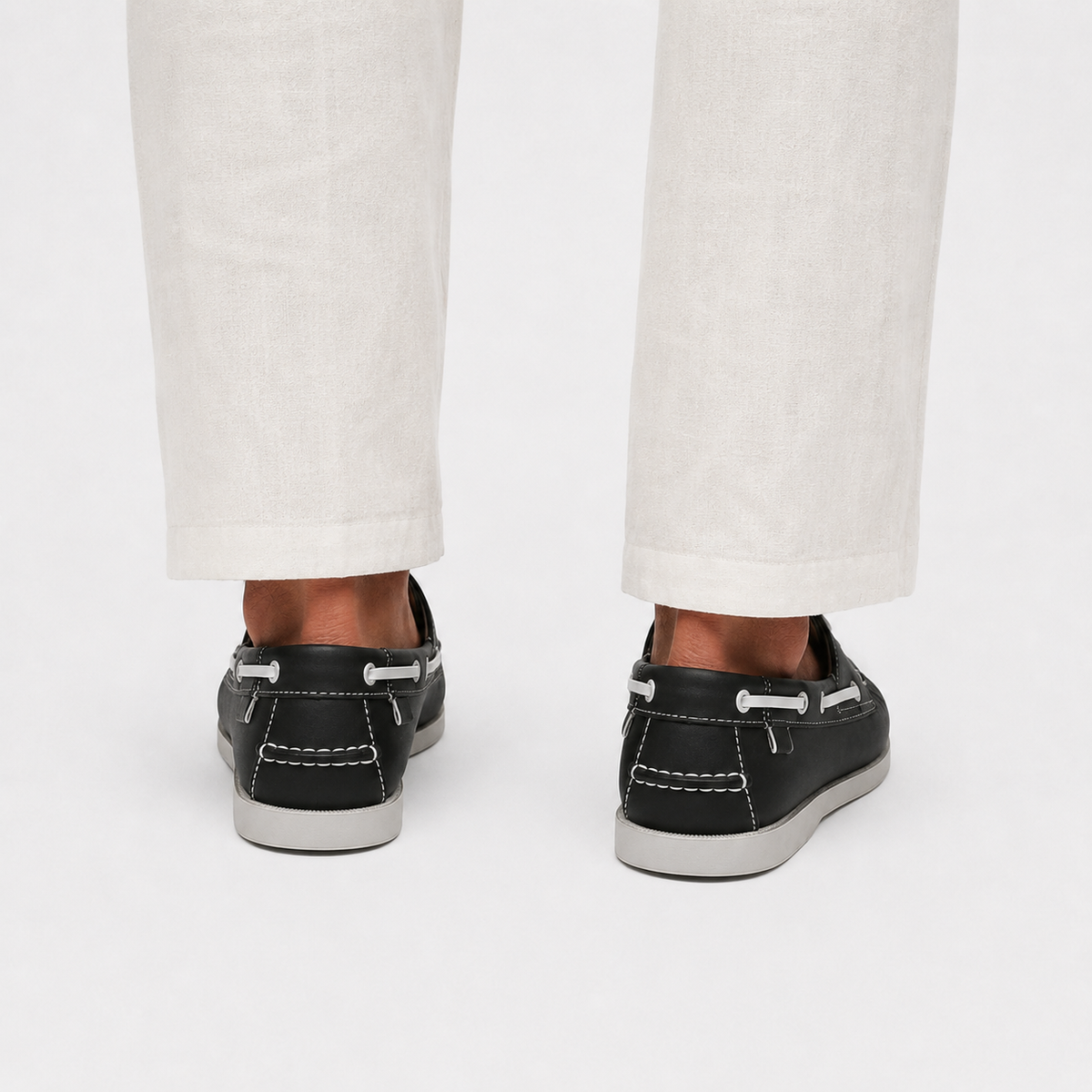 Chaussure Bateau Homme Mocassins PU