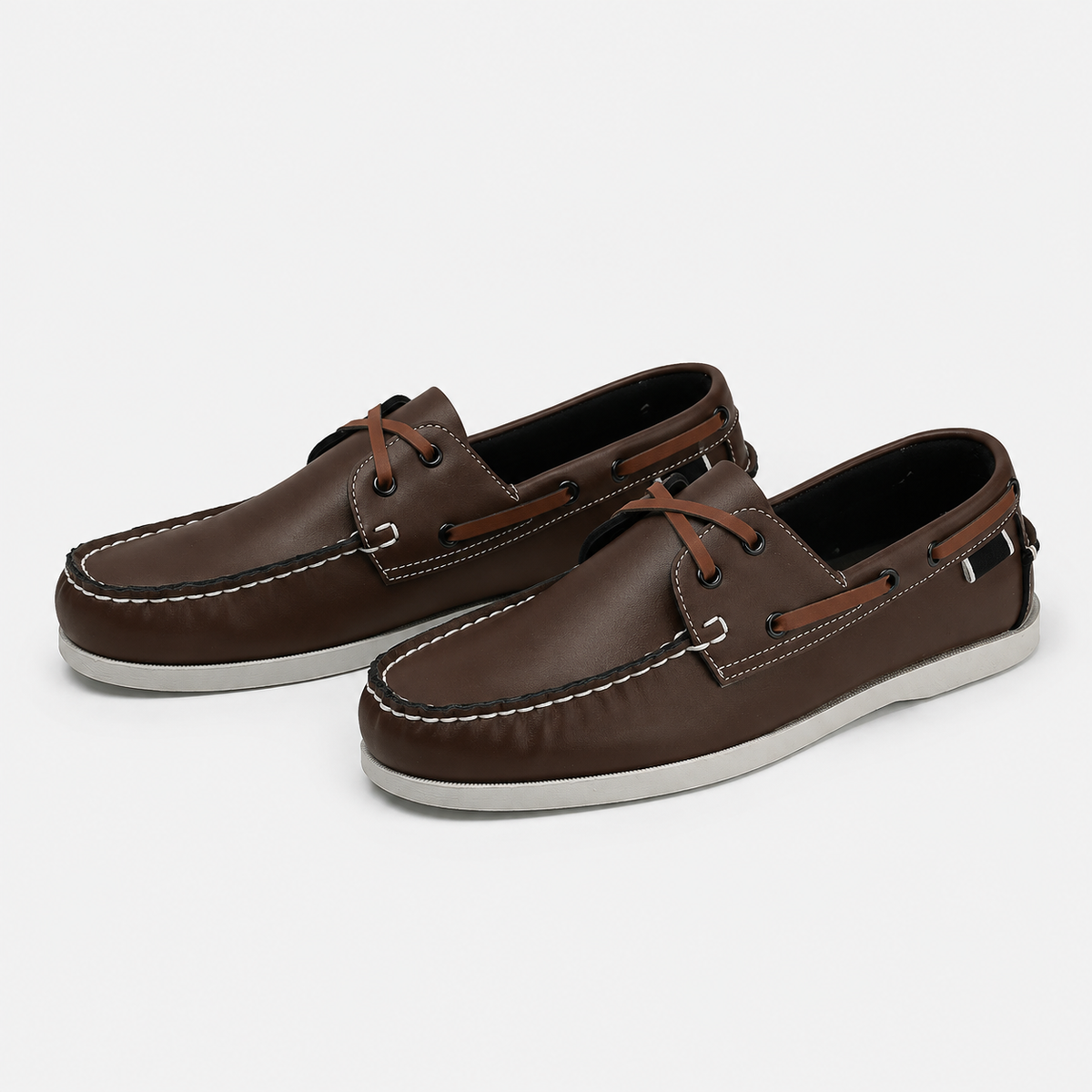 Mocassin Marron Foncé Homme Bout