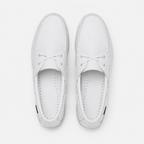 Mocassin Été Homme Blanc À Lacets