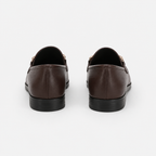 Mocassin Marron Mors Métallique