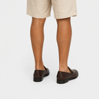 Mocassin Marron Mors Métallique