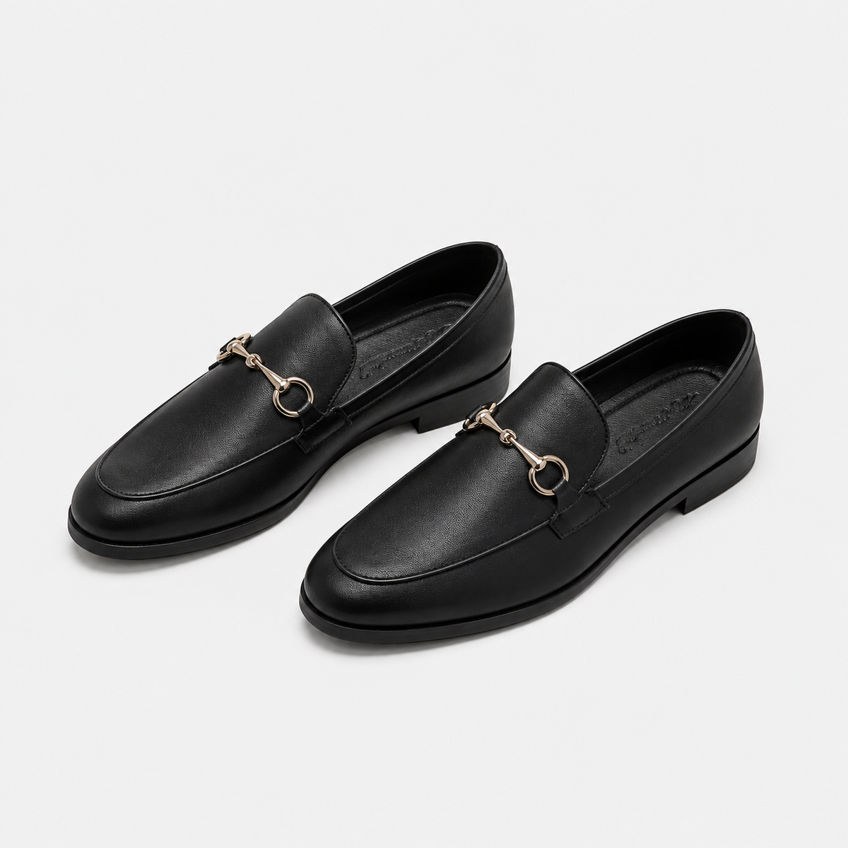 Mocassin Noir Mors Métallique