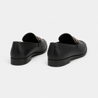 Mocassin Noir Mors Métallique