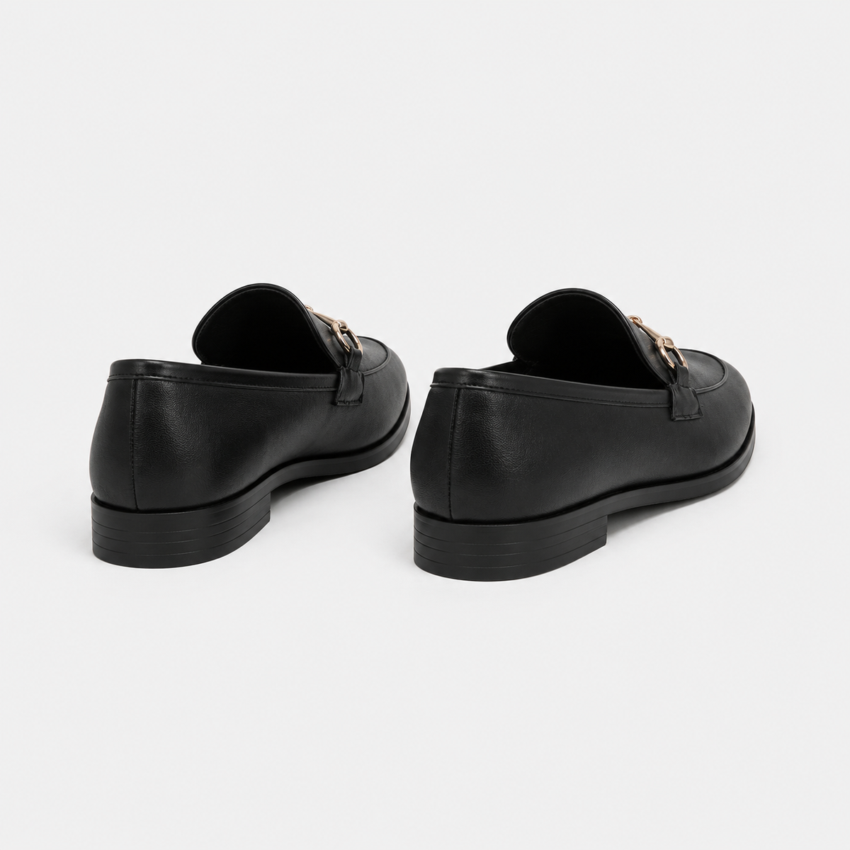 Mocassin Noir Mors Métallique