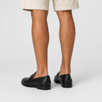 Mocassin Noir Mors Métallique
