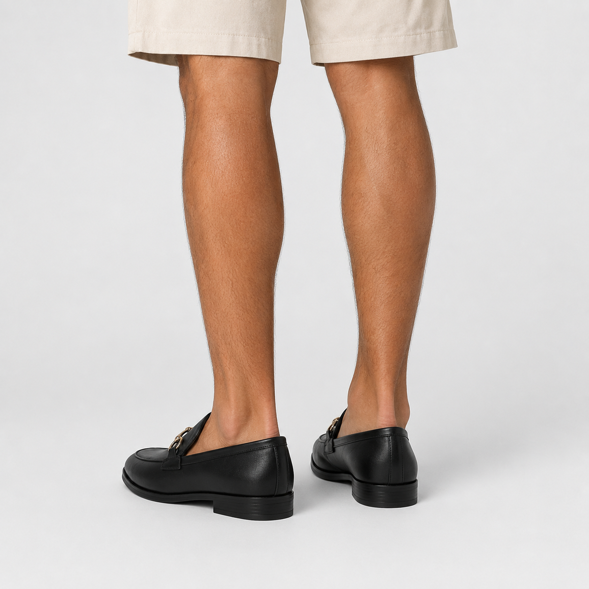Mocassin Noir Mors Métallique
