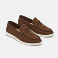 Mocassin Faux Suède Marron
