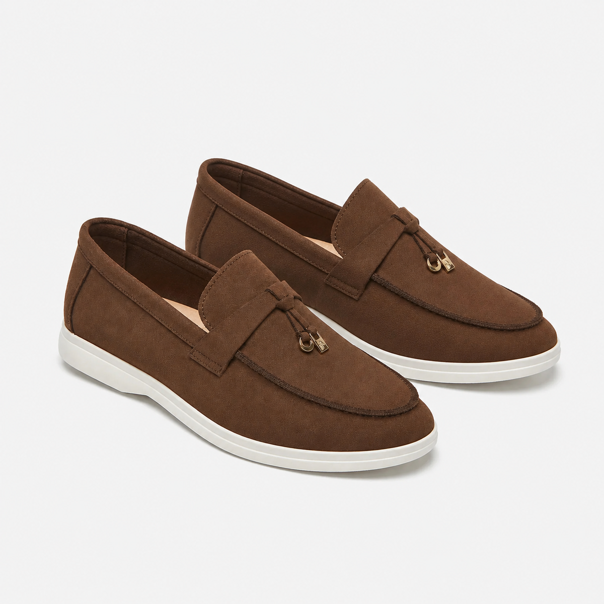 Mocassin Faux Suède Marron