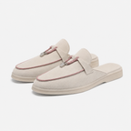 Mules Mocassins En Daim