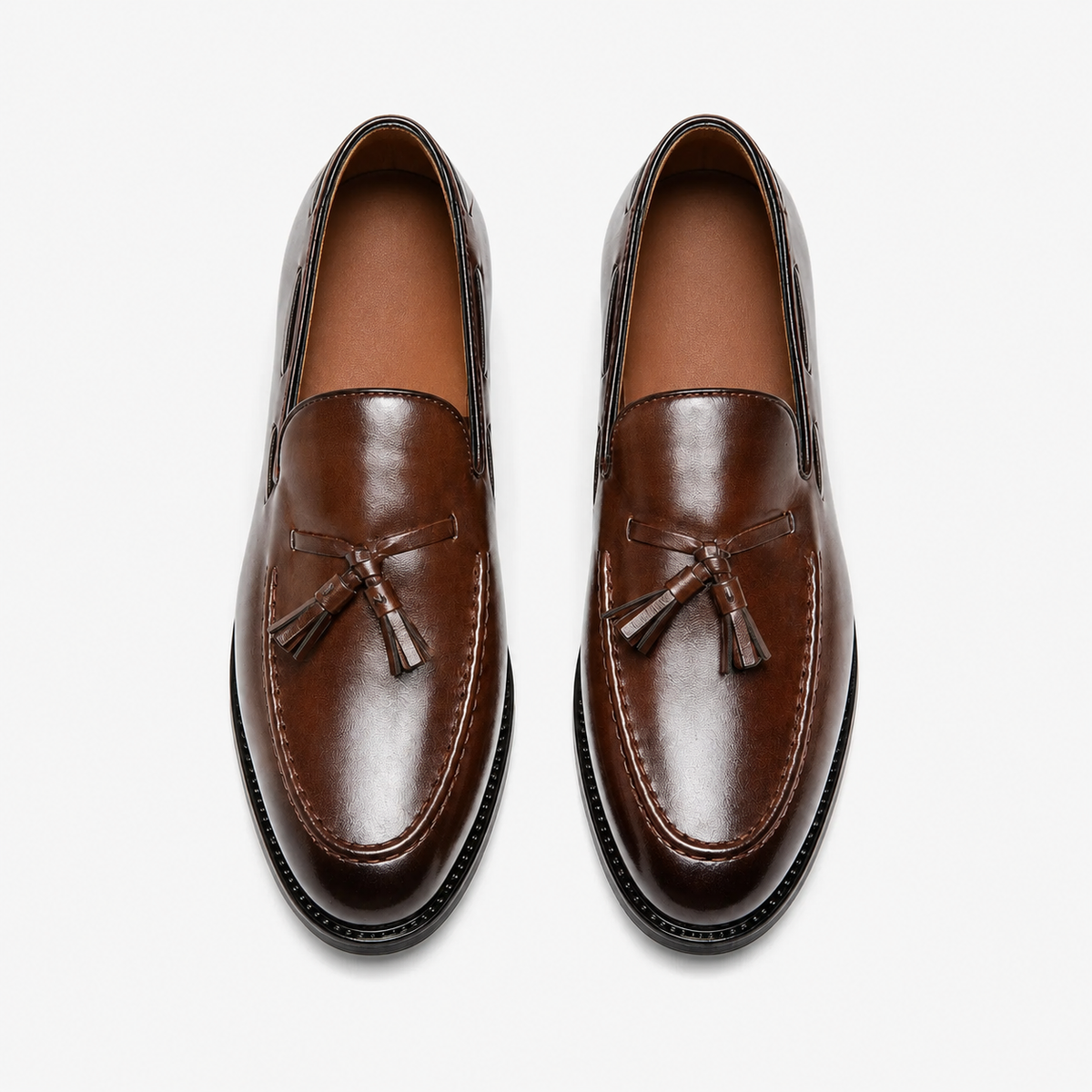 Mocassin Marron Sans Lacets