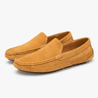 Chaussures Cuir Marron Homme Mocassins Suédé