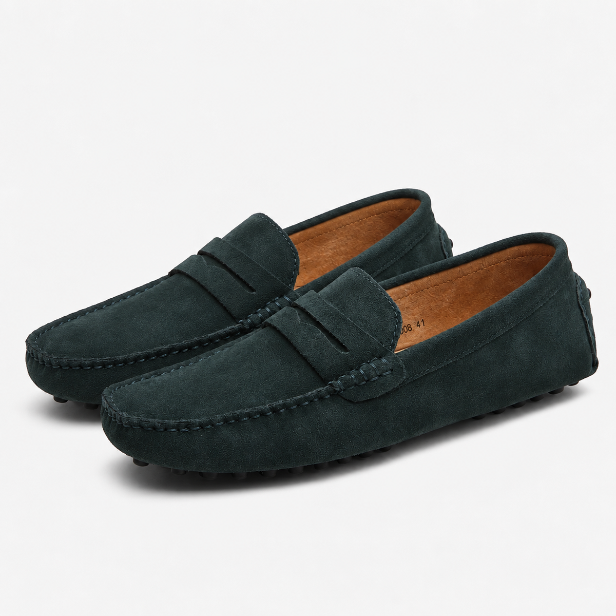 Mocassin Pigskin Daim De Vache