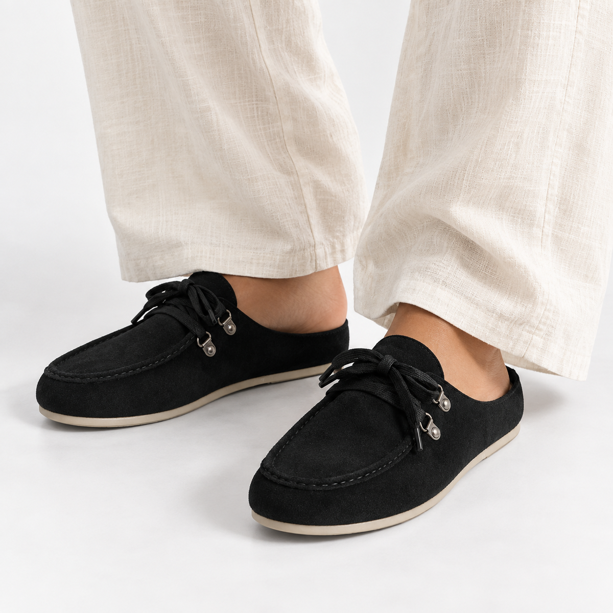 Mocassin Été Noir