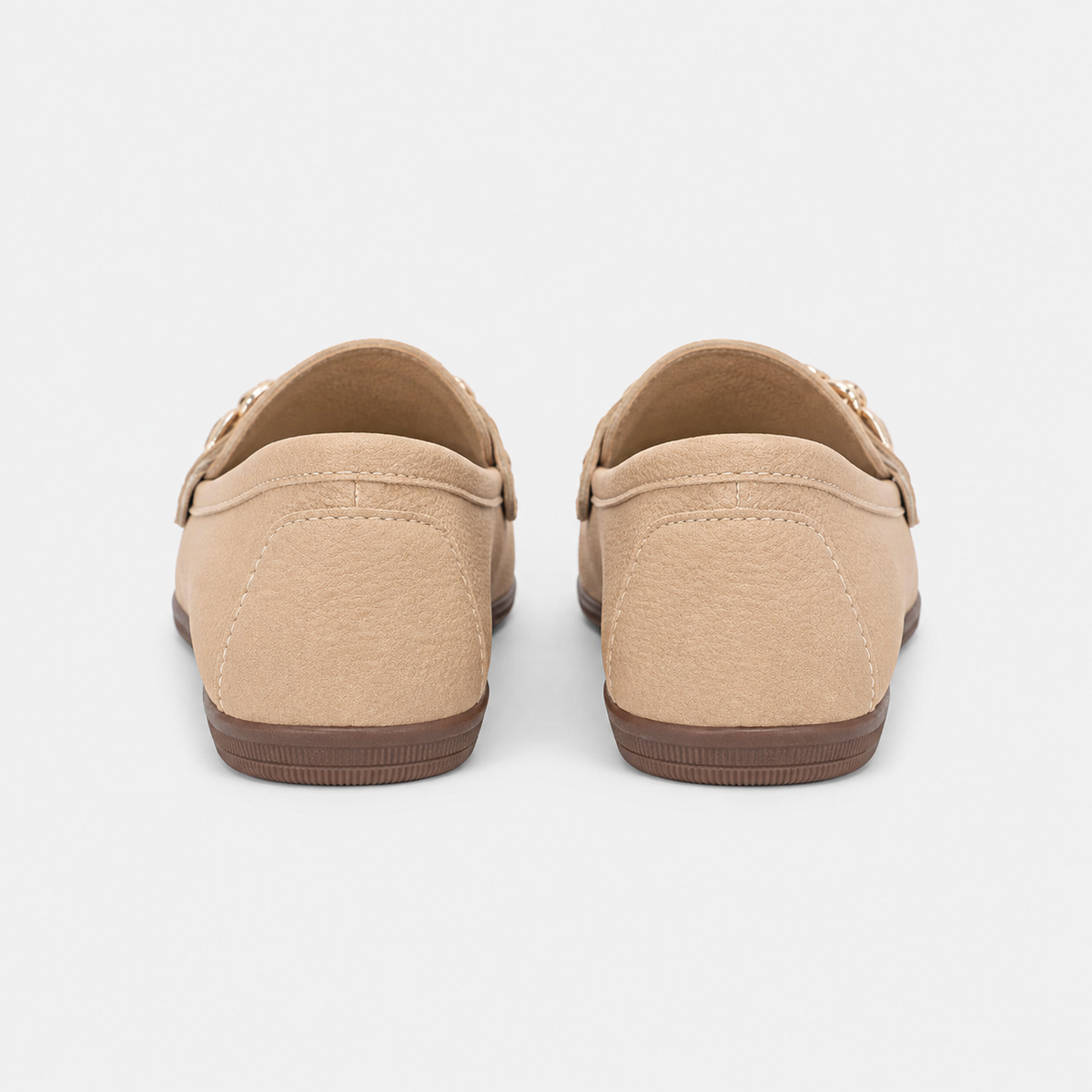 Mocassin Beige À Enfiler