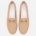 Mocassin Beige À Enfiler
