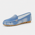Mocassin Denim Sans Lacets