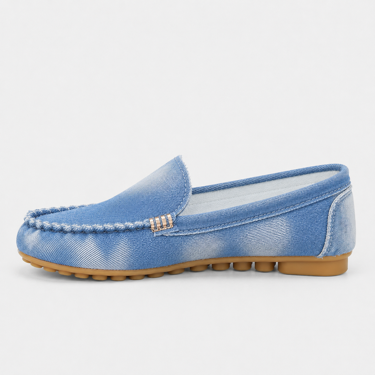 Mocassin Denim Sans Lacets