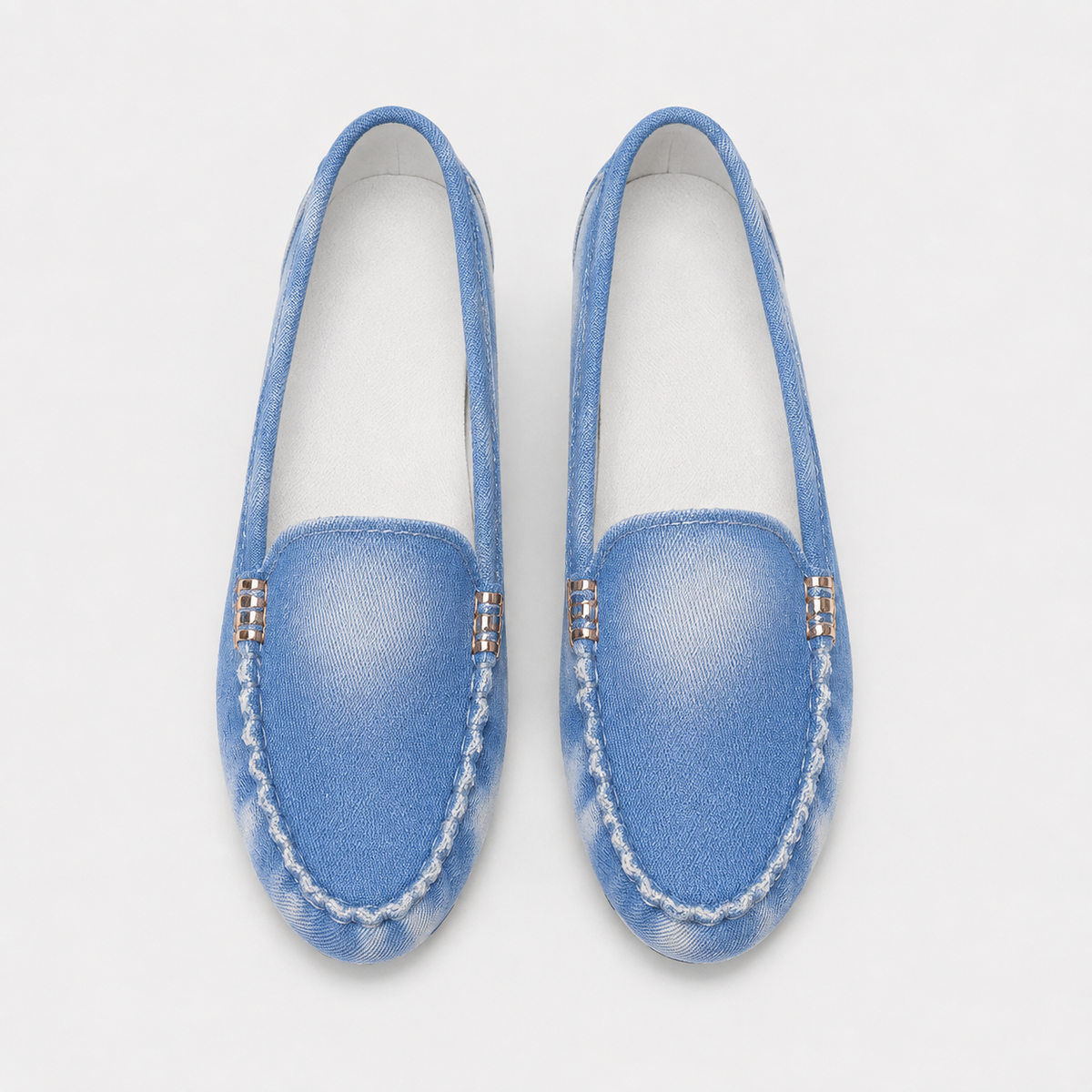 Mocassin Denim Sans Lacets