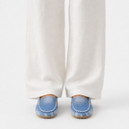 Mocassin Denim Sans Lacets