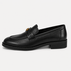 Mocassin Cuir Véritable À Enfiler