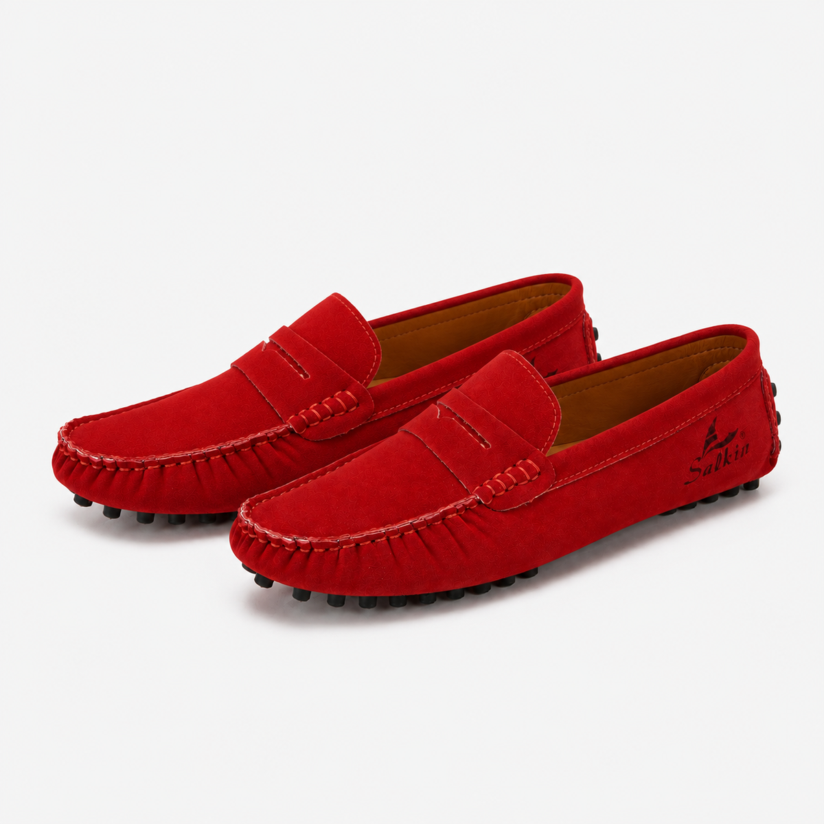 Chaussures Mocassins Cuir Refendu