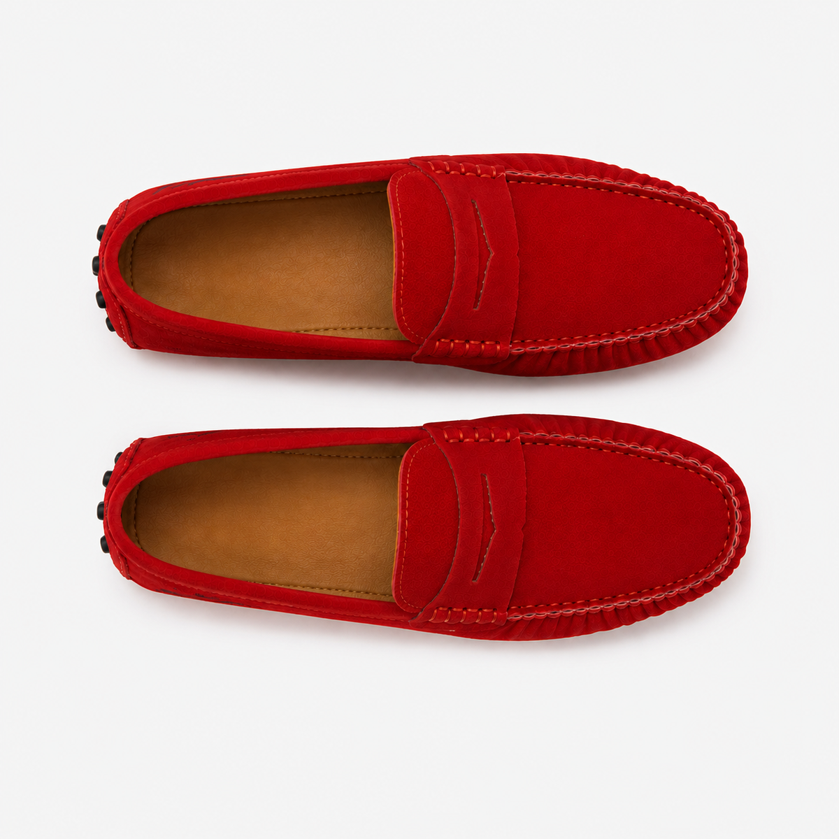 Chaussures Mocassins Cuir Refendu