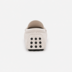 Mocassin Cuir De Vache Véritable À Enfiler