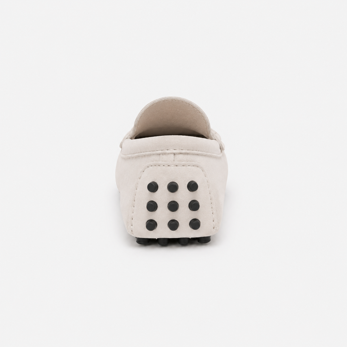 Mocassin Cuir De Vache Véritable À Enfiler