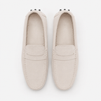 Mocassin Cuir De Vache Véritable À Enfiler