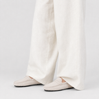 Mocassin Cuir De Vache Véritable À Enfiler