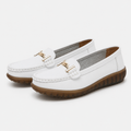 Mocassin EVA Cuir Refendu Sans Lacets
