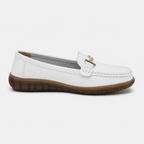 Mocassin EVA Cuir Refendu Sans Lacets