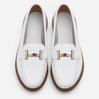 Mocassin EVA Cuir Refendu Sans Lacets