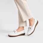 Mocassin EVA Cuir Refendu Sans Lacets