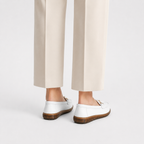 Mocassin EVA Cuir Refendu Sans Lacets