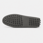 Mocassins Cuir Souple Gris
