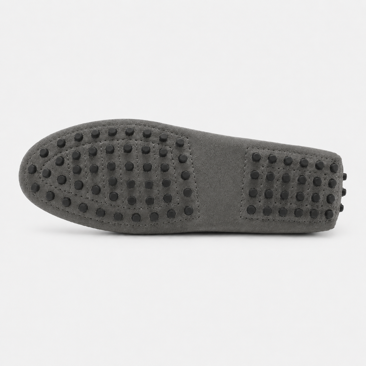 Mocassins Cuir Souple Gris
