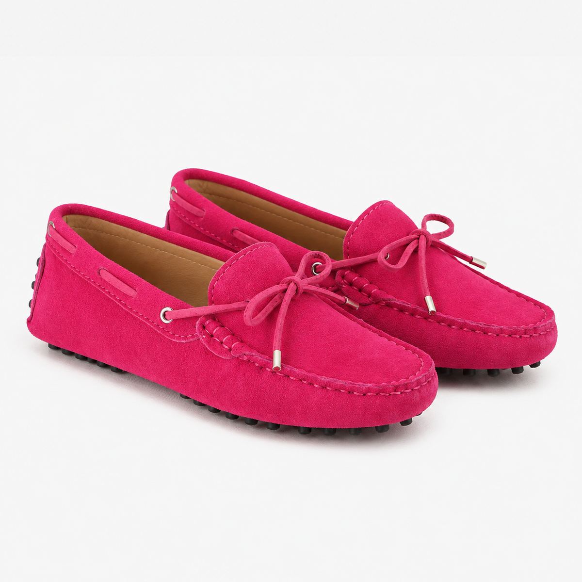 Mocassin En Cuir Véritable À Enfiler
