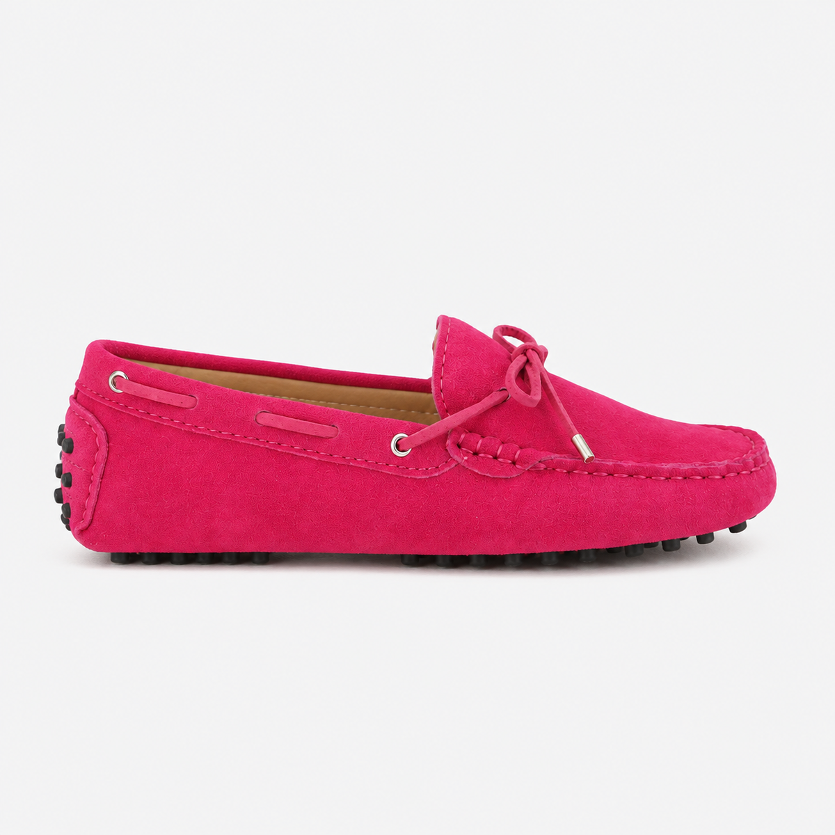 Mocassin En Cuir Véritable À Enfiler