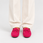 Mocassin En Cuir Véritable À Enfiler