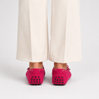 Mocassin En Cuir Véritable À Enfiler