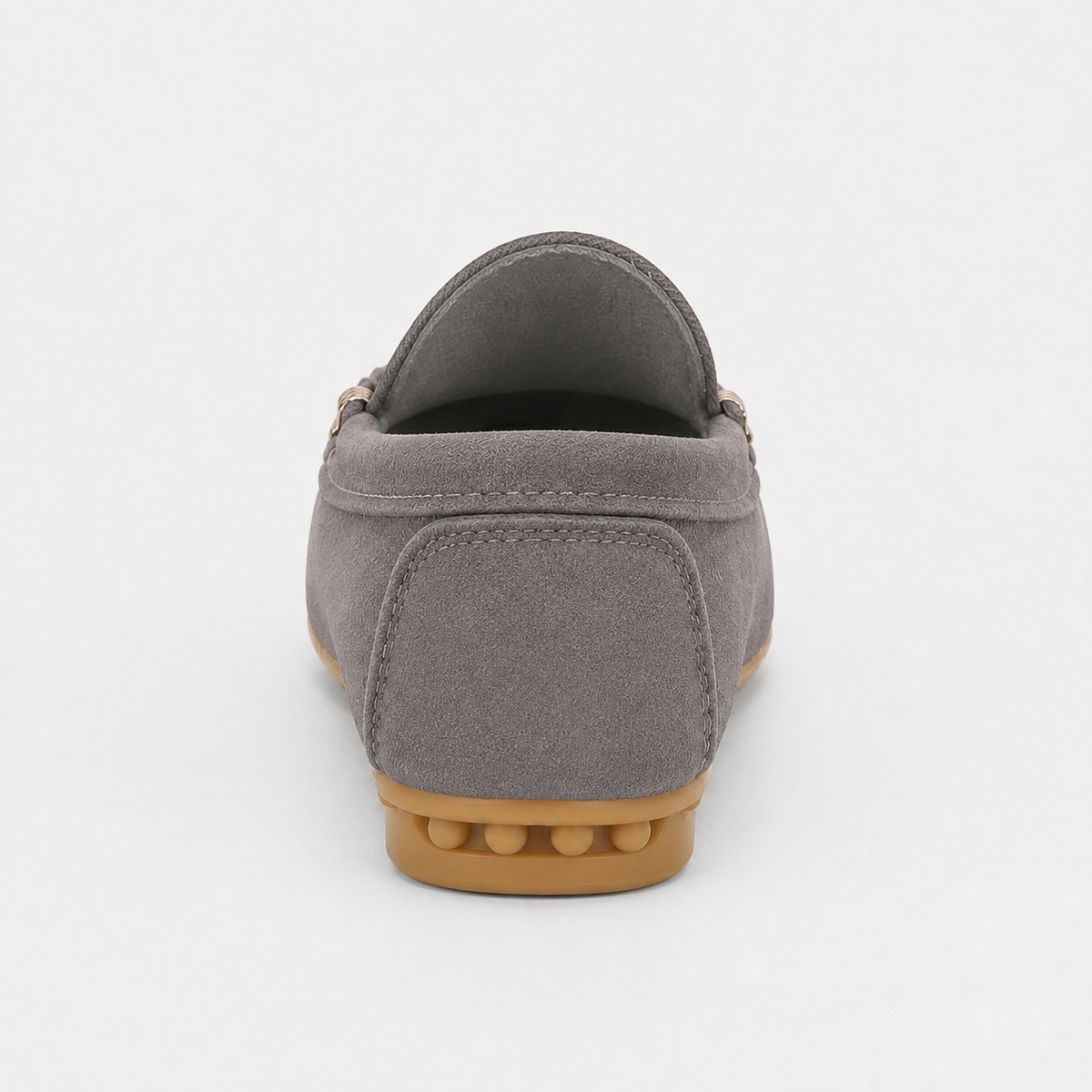 Mocassin Polyester En Suédine Plats