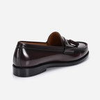 Brand Design Men Patent Genuine leather Loafers Moccasins Men's Tassel Loafers Vintage Slip-on Casual Men Social Dress Shoe (Copie)