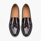 Brand Design Men Patent Genuine leather Loafers Moccasins Men's Tassel Loafers Vintage Slip-on Casual Men Social Dress Shoe (Copie)