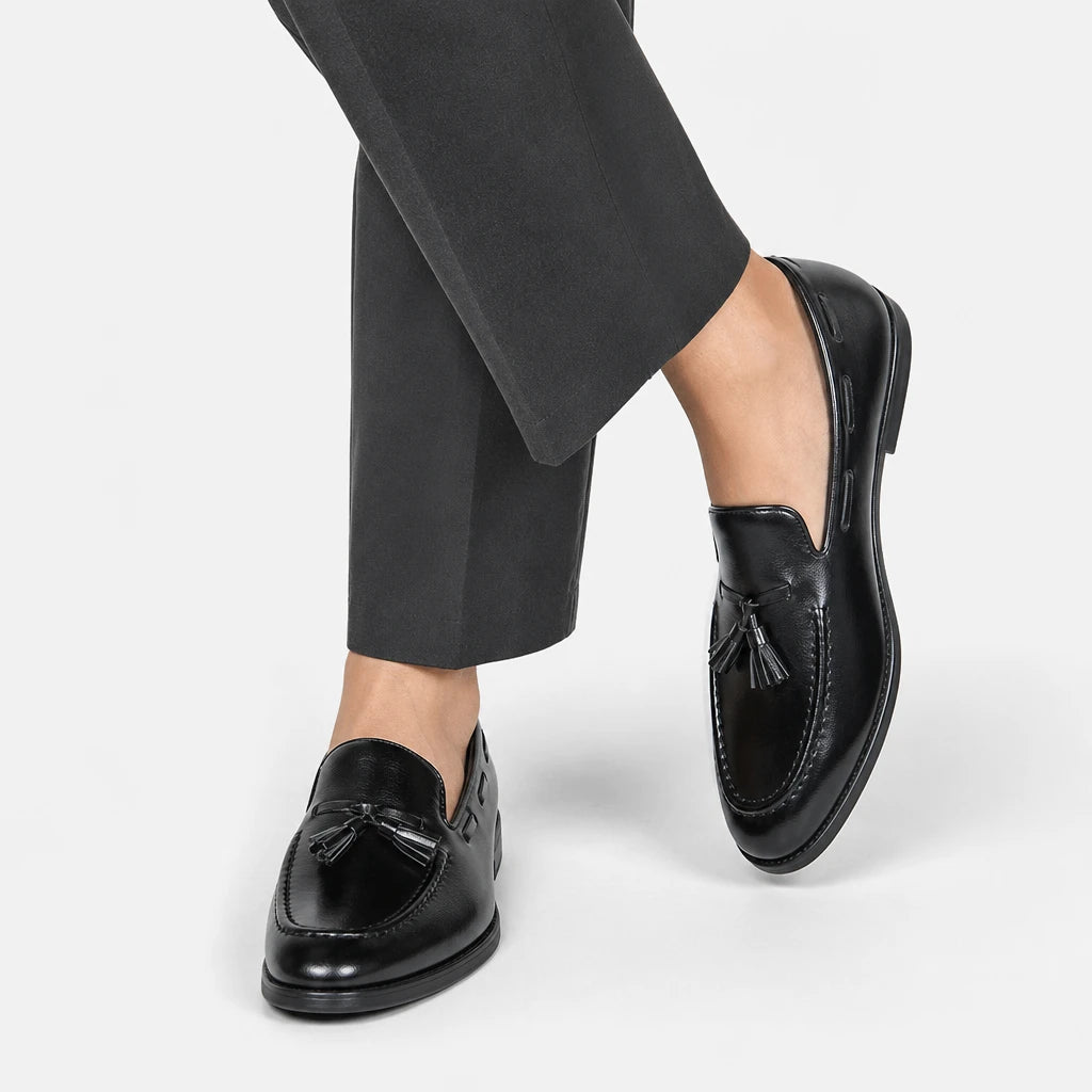 High Quality Men's Dress Shoes Slip On Leather Shoes Male Casual Business Shoes For Men Brogues Flat Party Leather Loafers Man (Copie) (Copie)