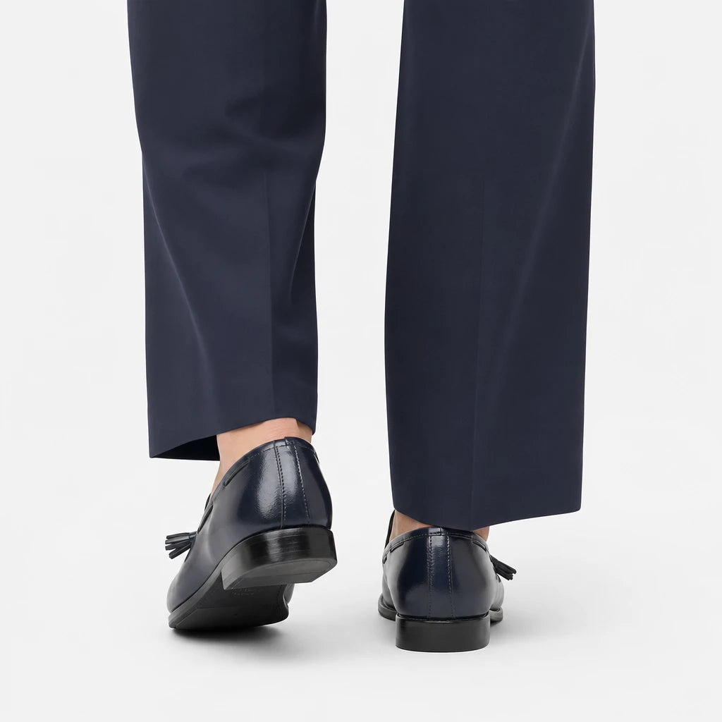 High Quality Men's Dress Shoes Slip On Leather Shoes Male Casual Business Shoes For Men Brogues Flat Party Leather Loafers Man