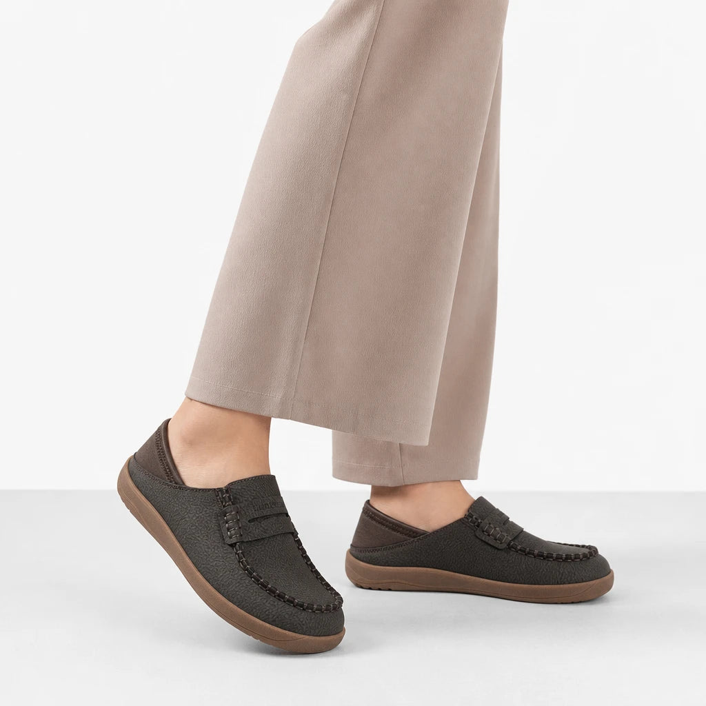 HOBIBEAR Women Barefoot Loafers Wide Width Slip on Lightweight Shoes Comfortable Artificial Leather Flats (Copie) (Copie) (Copie) (Copie)