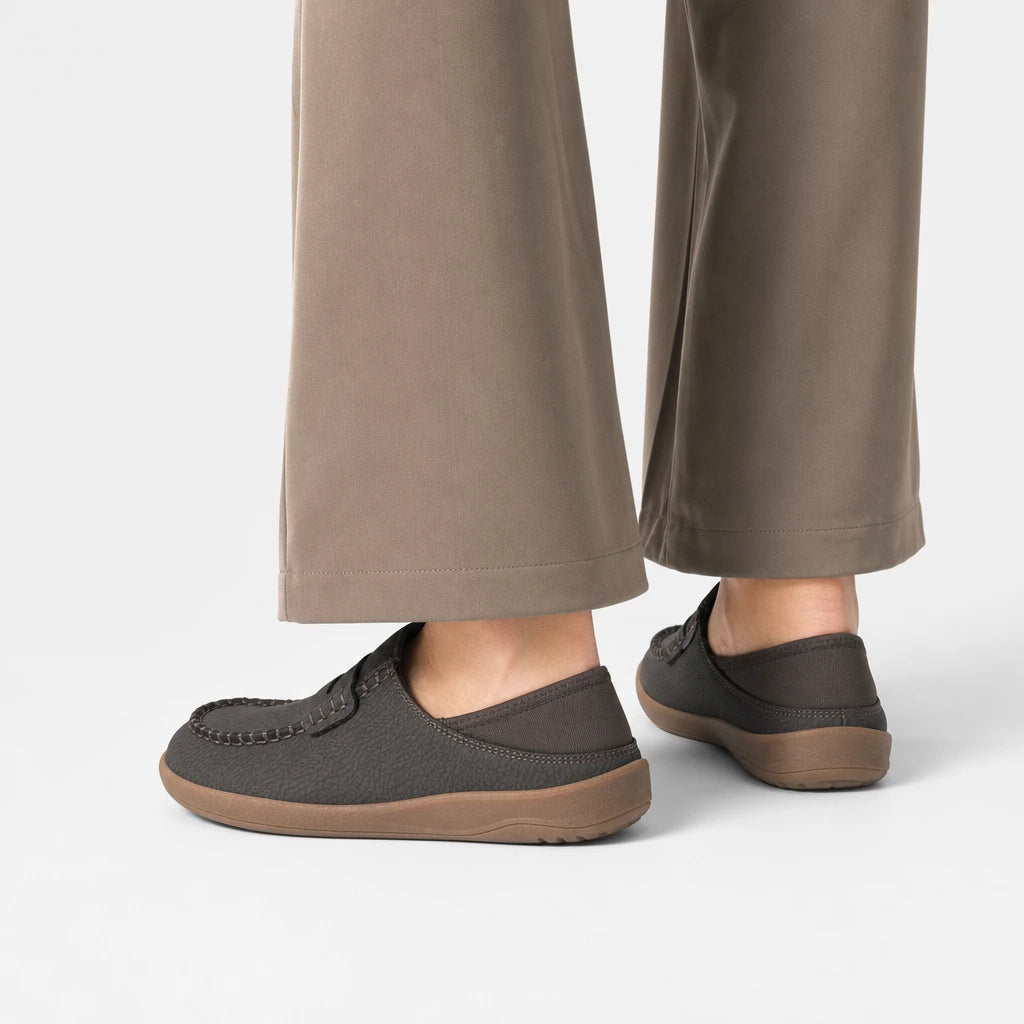 HOBIBEAR Women Barefoot Loafers Wide Width Slip on Lightweight Shoes Comfortable Artificial Leather Flats (Copie) (Copie) (Copie) (Copie)